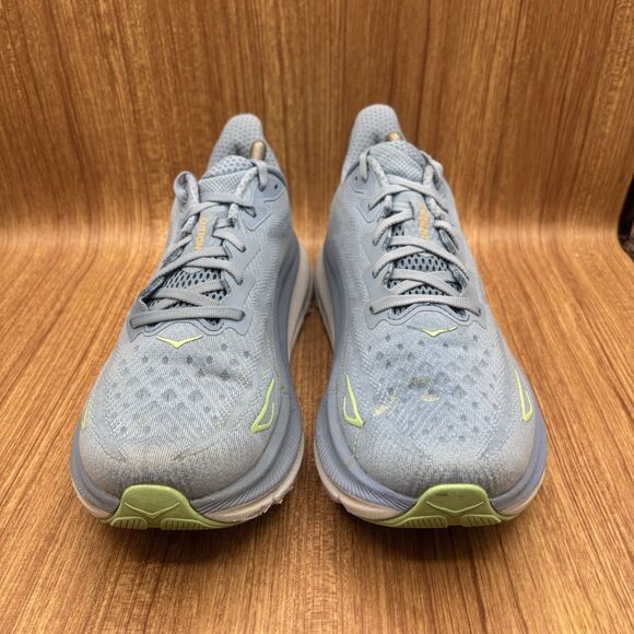 Hoka One One Clifton 9 Blue Running Shoes Men’s Size 10 D Selling AS IS READ - Picture 4 of 10